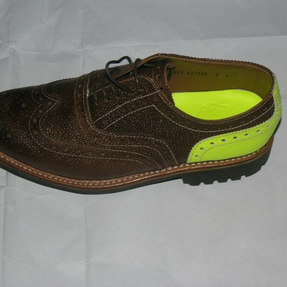 Grenson Archie Commando Goodyear Brown Neon Wingtip Brogue 8G NWOB main image 5
